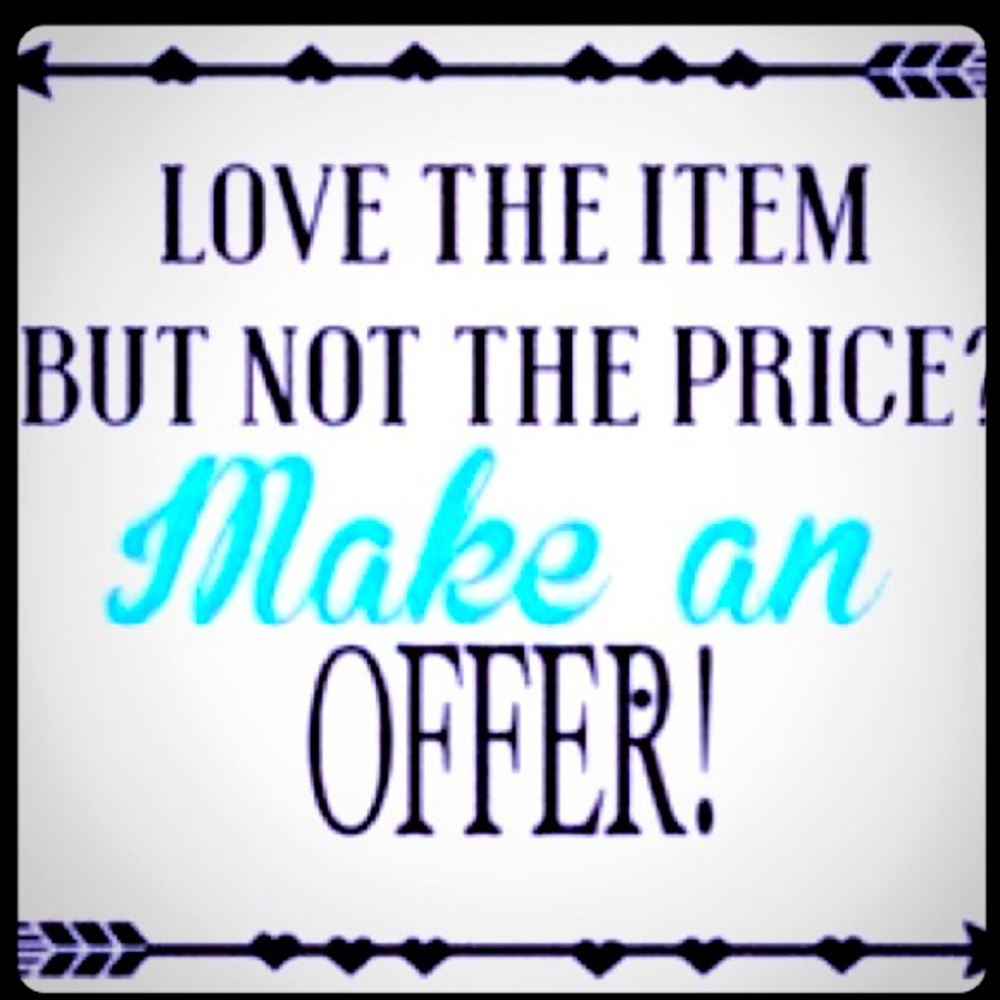 Offer!! I won’t be insulted, let’s negotiate! ❤️